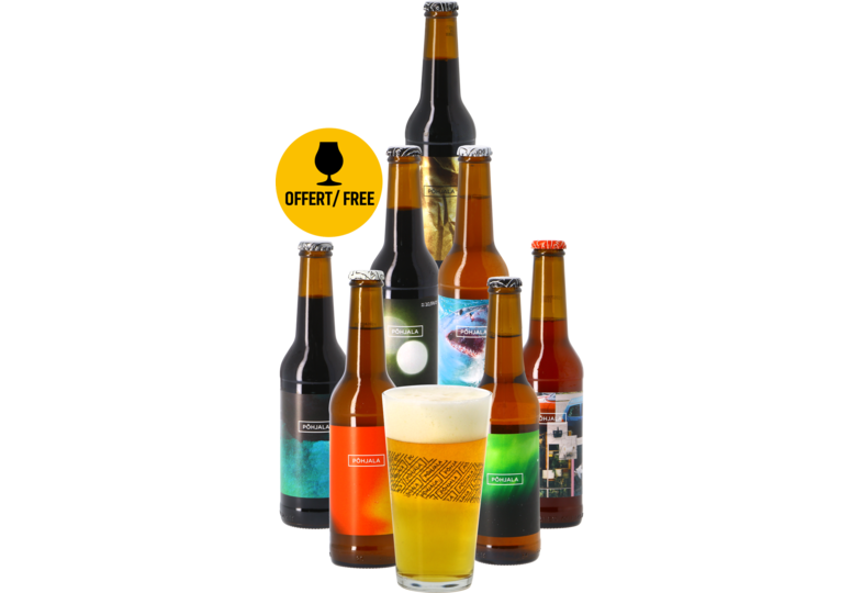 Accessoires et cadeaux - Pack Põhjala (7 bières - 1 verre)