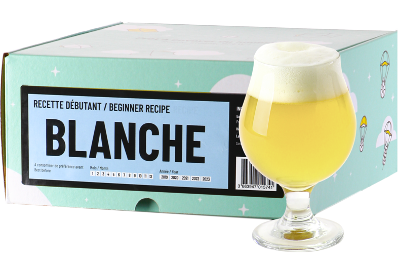 Kit à bière tout grain - Recette Bière Blanche - Recharge pour Beer Kit Débutant
