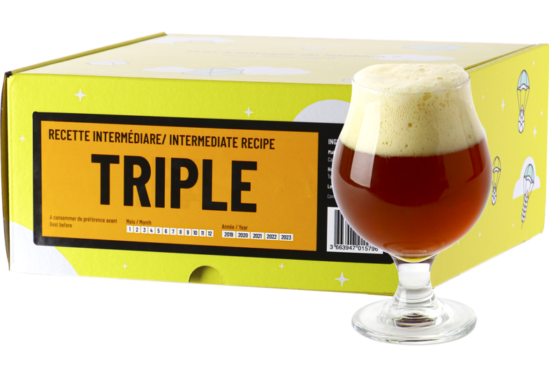 Kit à bière tout grain - Recette Bière Triple - Recharge pour Beer Kit Intermédiaire