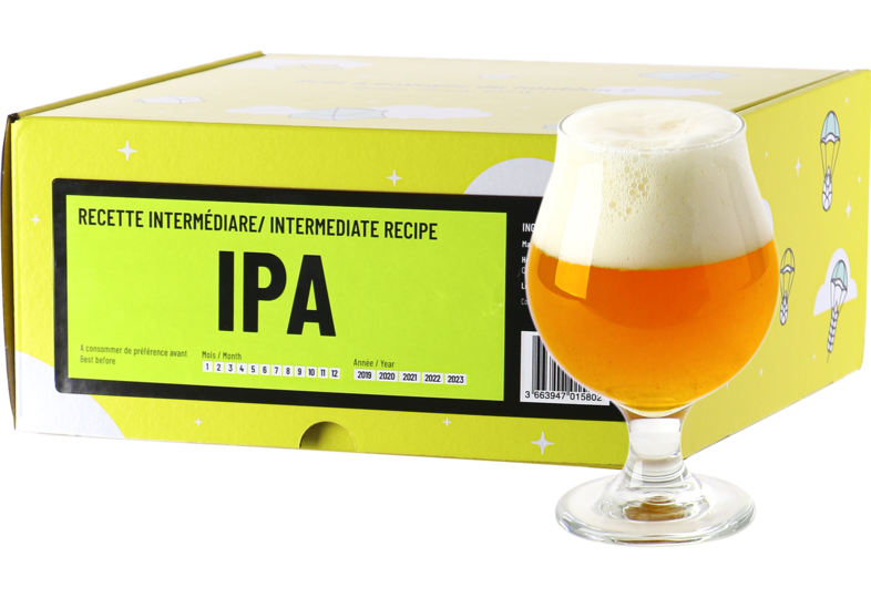 Kit à bière tout grain - Recette Bière IPA - Recharge pour Beer Kit Intermédiaire