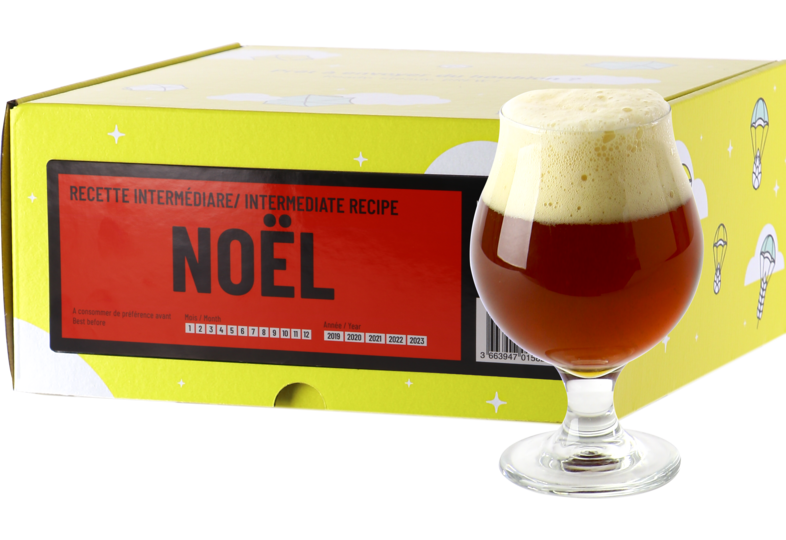 Kit à bière tout grain - Recette Bière de Noël - Recharge pour Beer Kit Intermédiaire