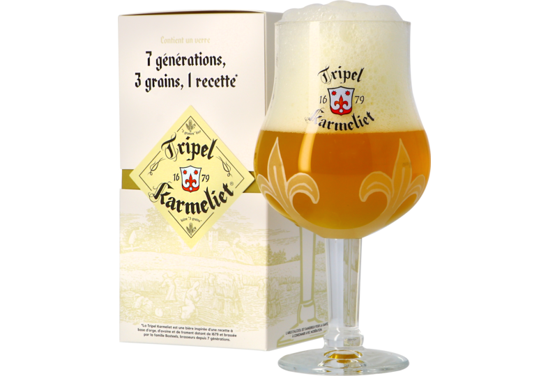 Beer glasses - Coffret Verre Tripel Karmeliet - 25 cl