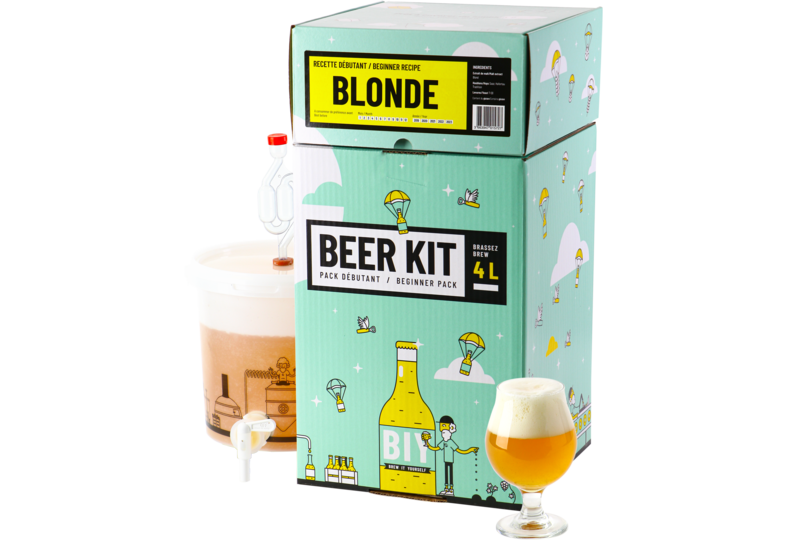 Kit à bière tout grain - Beer Kit Débutant Bière Blonde