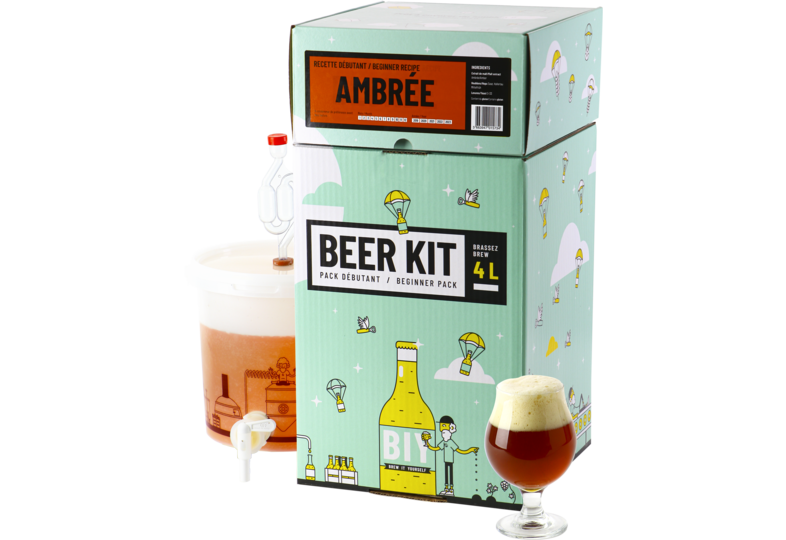 Kit de bière tout grain - Beer Kit Débutant Ambrée