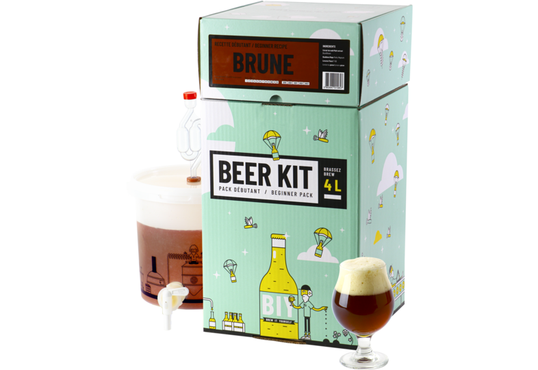 Kit de bière tout grain - Beer Kit Débutant Brune