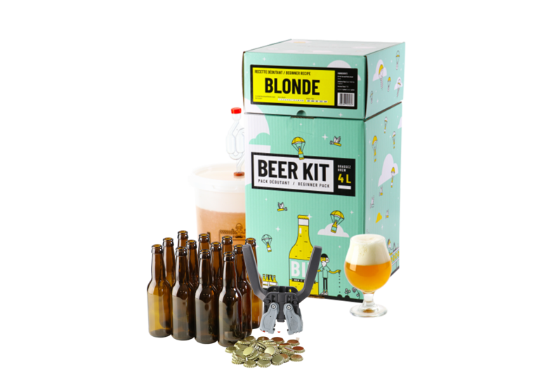 Kit à bière tout grain - Beer Kit Débutant Complet Bière Blonde