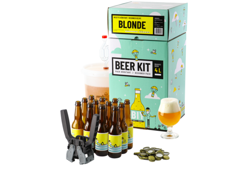 Kit ricette per tutti i grani - Beer Kit Débutant COMPLET Blonde