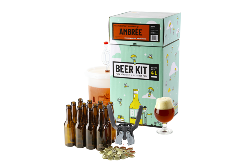 Kit à bière tout grain - Beer Kit Débutant Complet Bière Ambrée
