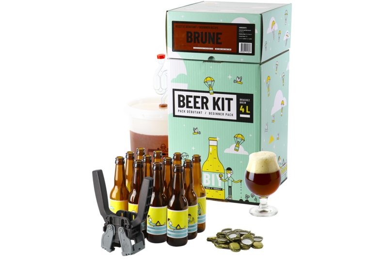 Moutpakket - Complete brouwkit beginners: Bruin bier
