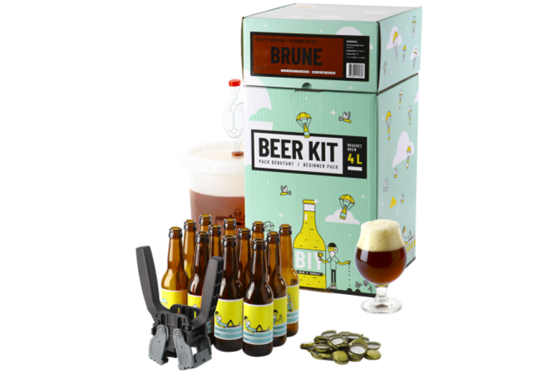 Kit à bière tout grain - Beer Kit Débutant Complet Bière Brune