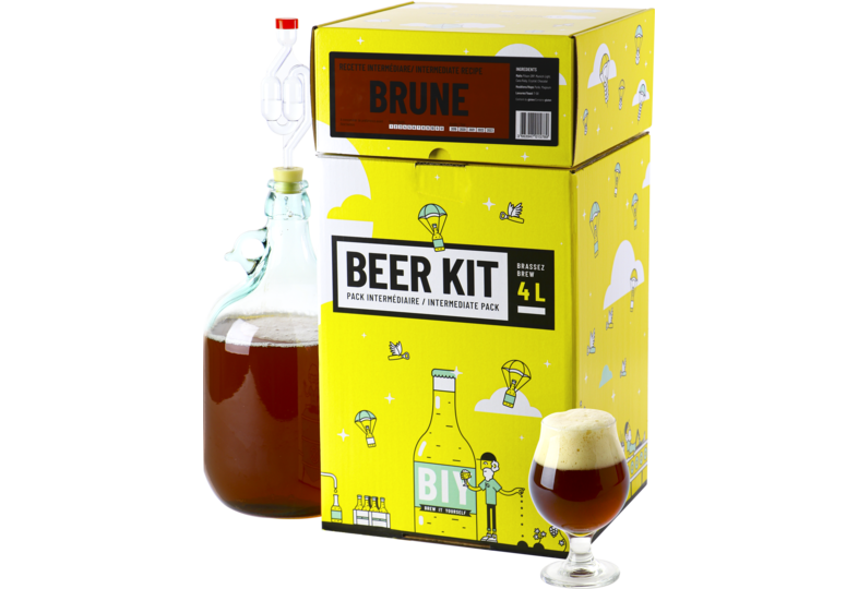 Kit à bière tout grain - Beer Kit Intermédiaire Bière Brune