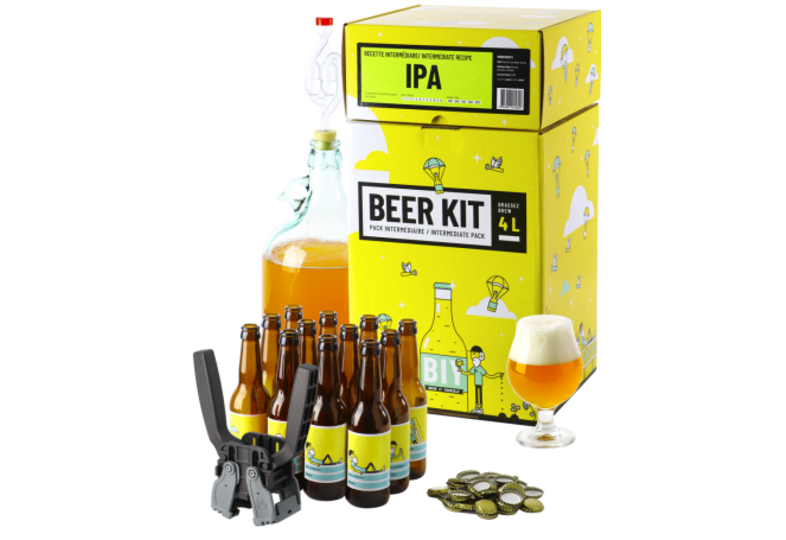 Kit à bière tout grain - Beer Kit Intermédiaire Complet Bière IPA