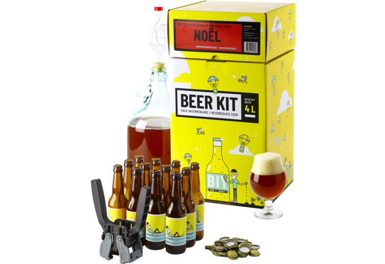 Moutpakket - Beer Kit Intermédiaire, je brasse et j'embouteille une bière de Noël