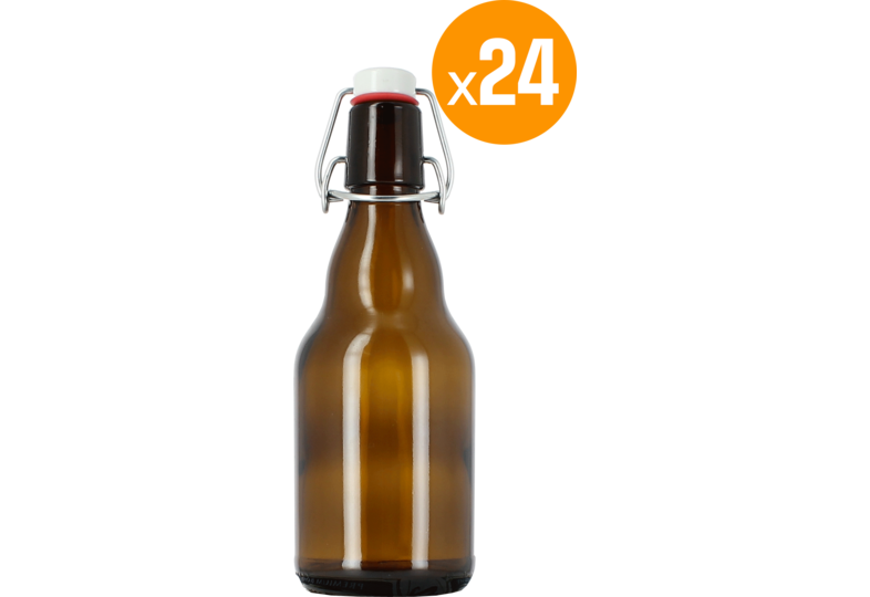 Brouwbenodigdheden - 24 flessen 33 cl + 24 mechanische doppen