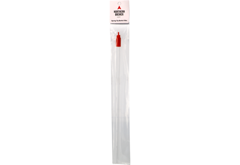 Accessoires du brasseur - Tige d'embouteillage 9 mm avec ressort Fermenter's Favorites Rouge