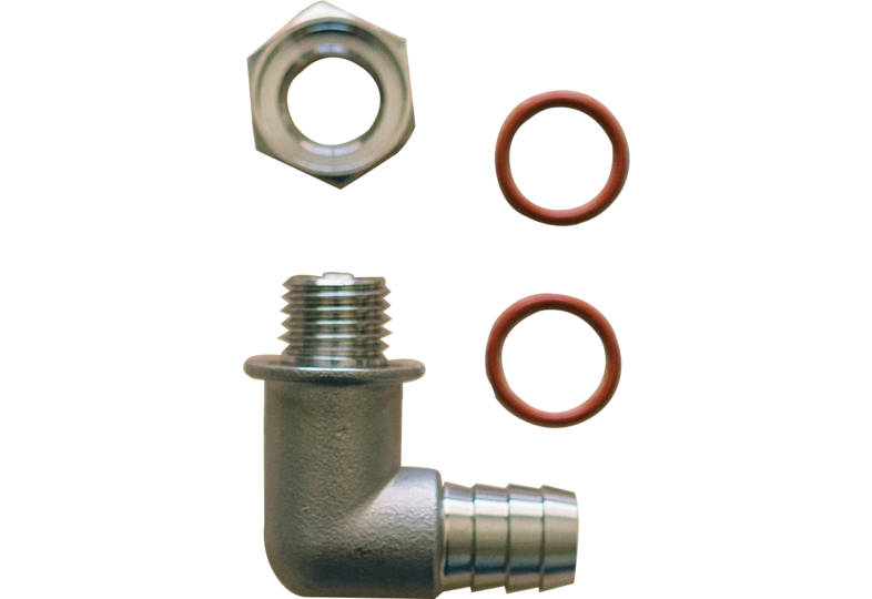 Accessoires du brasseur - Hose Barb 1/2" 90 Degree for Blow-Off for Brew Bucket - Ss Brewtech