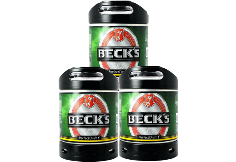 Fusti di birra - Pack 3 fusti 6L Beck's