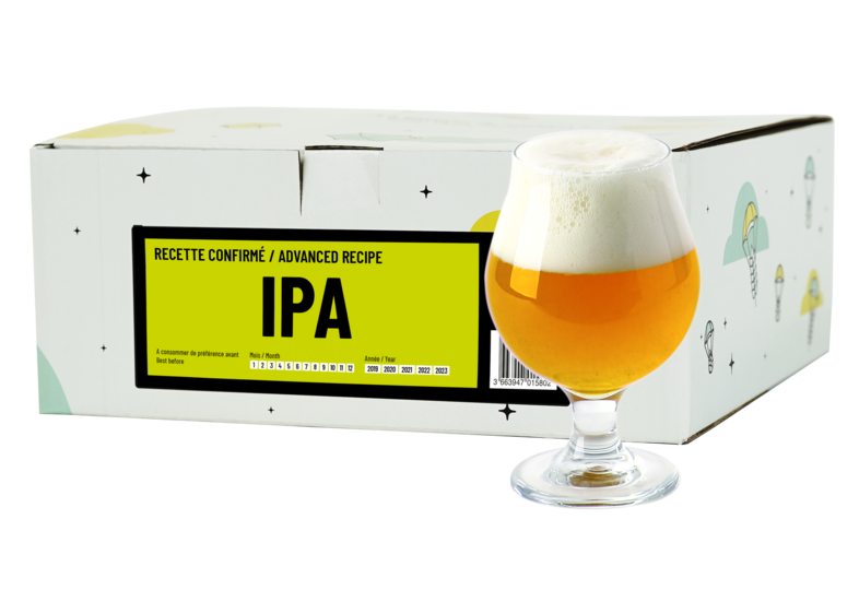 Kit à bière tout grain - Recette Bière IPA - Recharge pour Beer Kit Confirmé