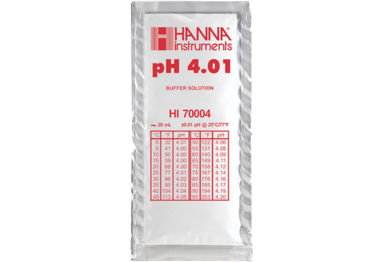 Accessoires du brasseur - Solution tampon pH 4,01 - sachet de 20 mL