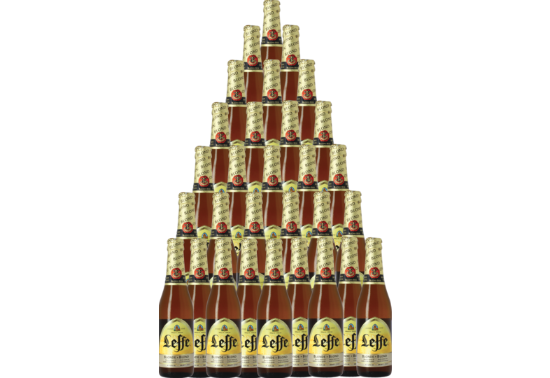 Accessoires et cadeaux - Pack 30 Leffe Blonde