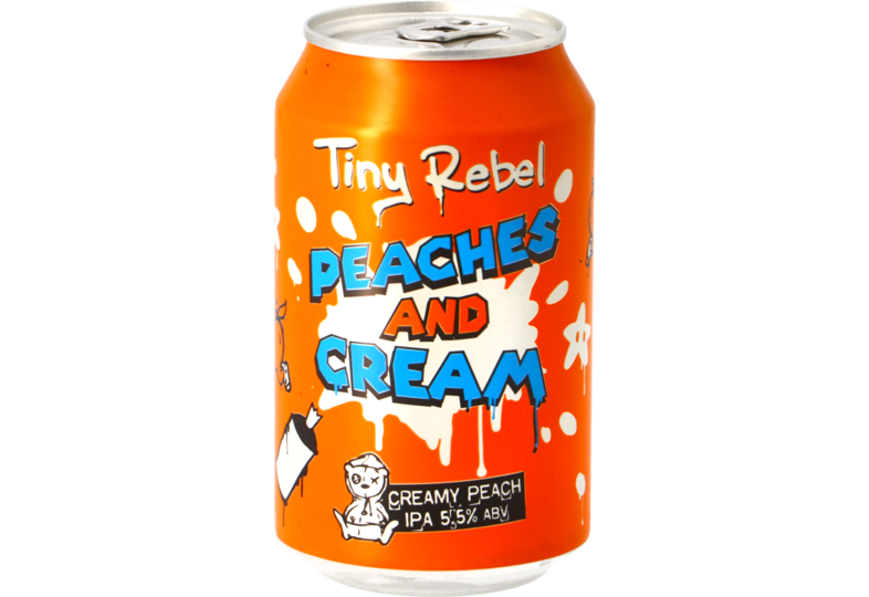 Bouteilles - Tiny Rebel Peaches & Cream IPA