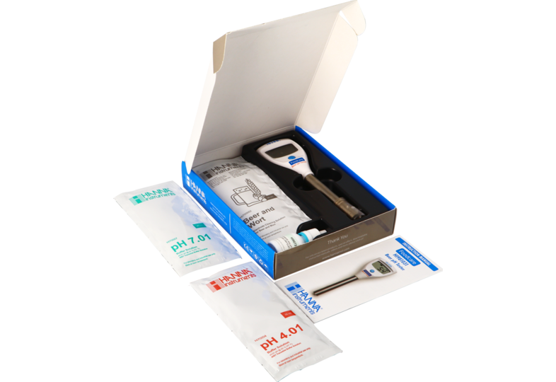 Outils de mesure - Kit HI981031 Testeur de pH avec électrode spéciale bière