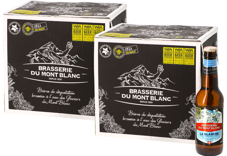 Bouteilles - Big Pack Blanche du Mont Blanc - 24 bières