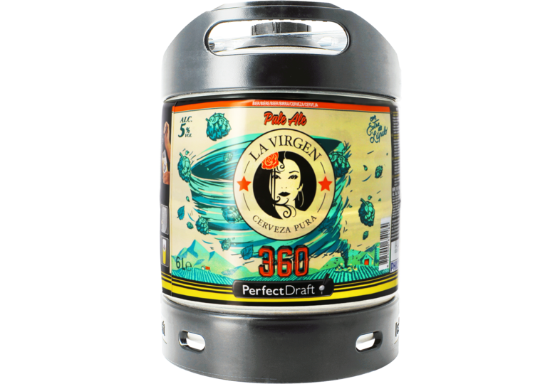 Fässer - La Virgen 360 6L Perfect Draft Fass - Mehrweg