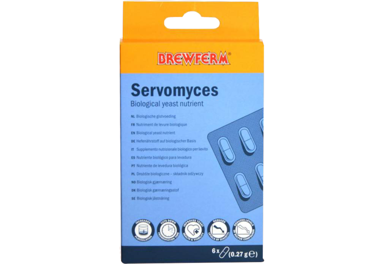 Additifs de brassage - Brewferm Servomyces nutriment de levure - 6 capsules