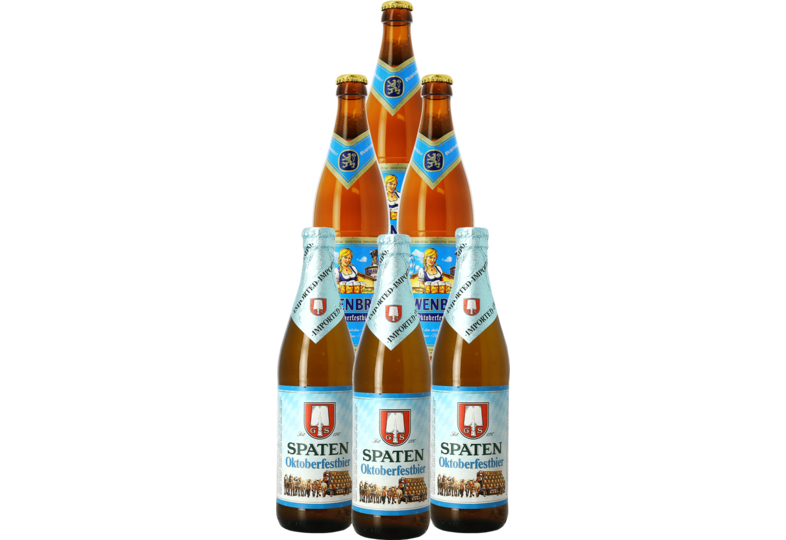 Bouteilles - Assortiment 6 bouteilles : 3 Löwenbräu Oktoberfestbier - 3 Spaten