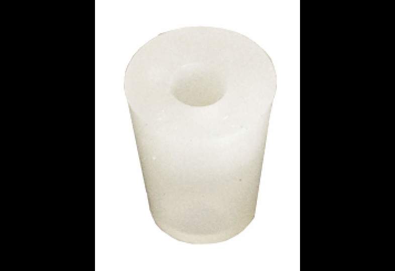 Accessoires du brasseur - Bouchon en Silicone 21 à 27 mm, troué 9 mm