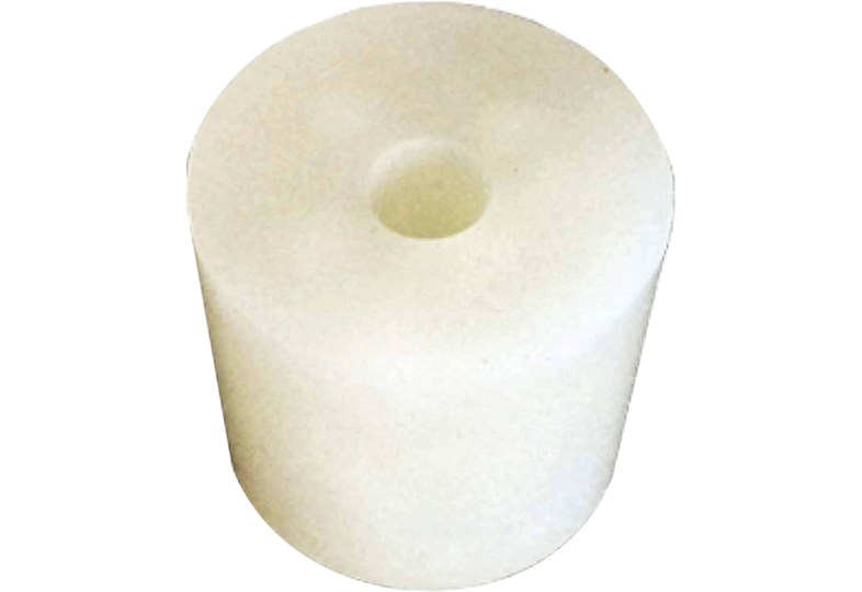 Accessoires du brasseur - Bouchon en Silicone 47 à 55 mm, troué 9 mm