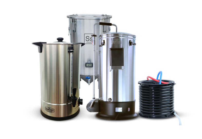 Brassage - Pack Trio Brassage & Fermentation - Grainfather Connect + Sparge Water + Brew Bucket BME 7 Gal Ss Brewtech