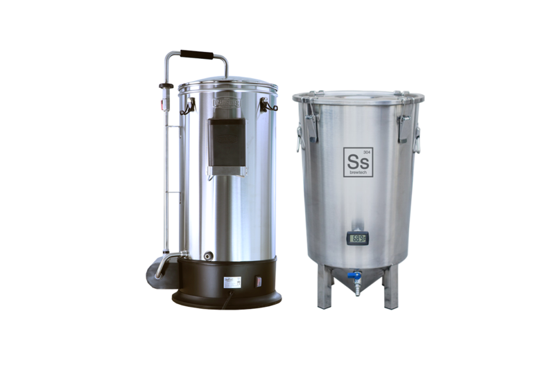 Cuves de brassage - Pack Duo Brassage & Fermentation - Grainfather Connect + Brew Bucket BME 7 Gal. Ss Brewtech