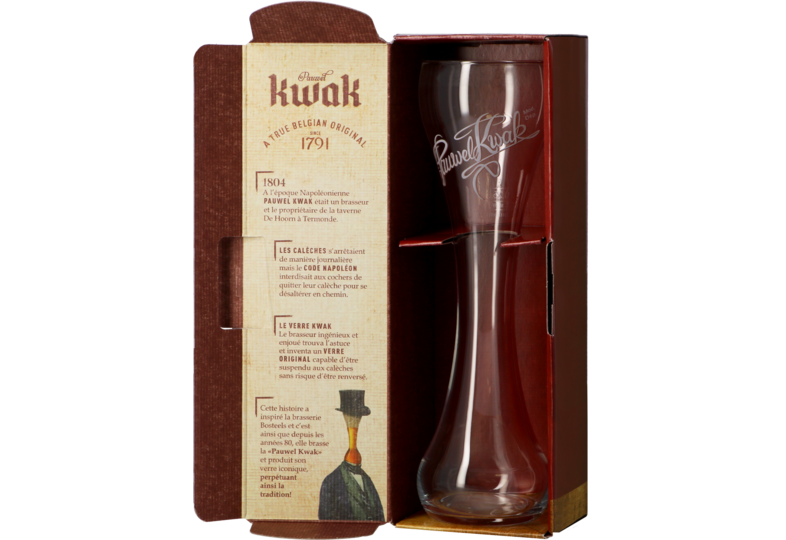 Verres à bière - Verre Kwak Fond Plat