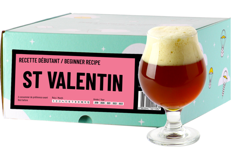 Beerkits & navullingen - Recette Bière St Valentin - Recharge pour Beer Kit Débutant