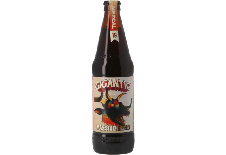 Bouteilles - Gigantic Massive! Barleywine Mezcal Barrel Aged 2019