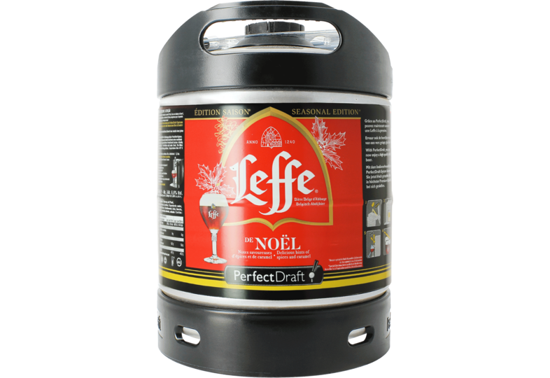 Bier Tapvatjes - Fust 6L Leffe de Noël Perfect Draft