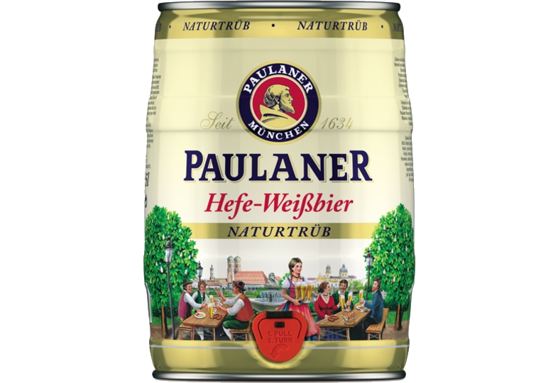 Kegs - Paulaner Hefe Weissbier 5L Keg