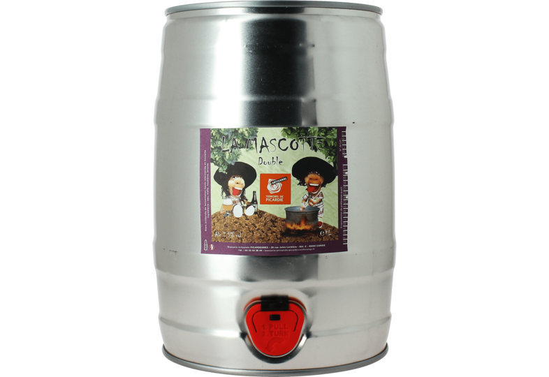 Fûts de bière - Fût 5L La Mascotte Dubbel