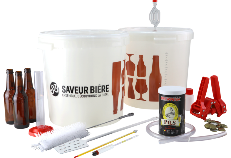 Kits de brassage - Kit de brassage complet bière blonde pils