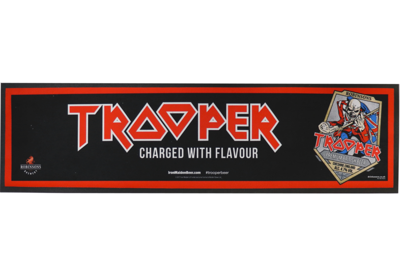 Serviettes et tapis de bar - Tapis de bar Iron Maiden Trooper