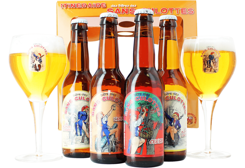 Coffrets cadeaux verre et bière - Coffret Bières Artisanales Sans Culottes