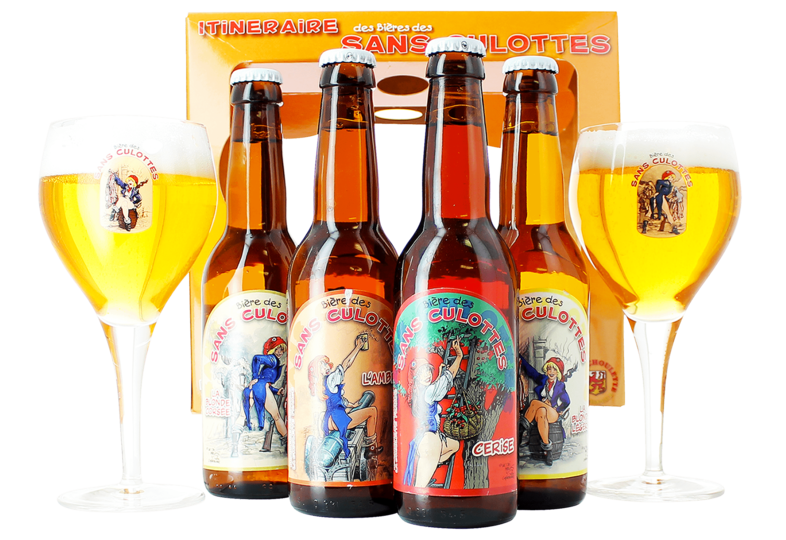 Coffrets cadeaux verre et bière - Coffret Bières Artisanales Sans Culottes