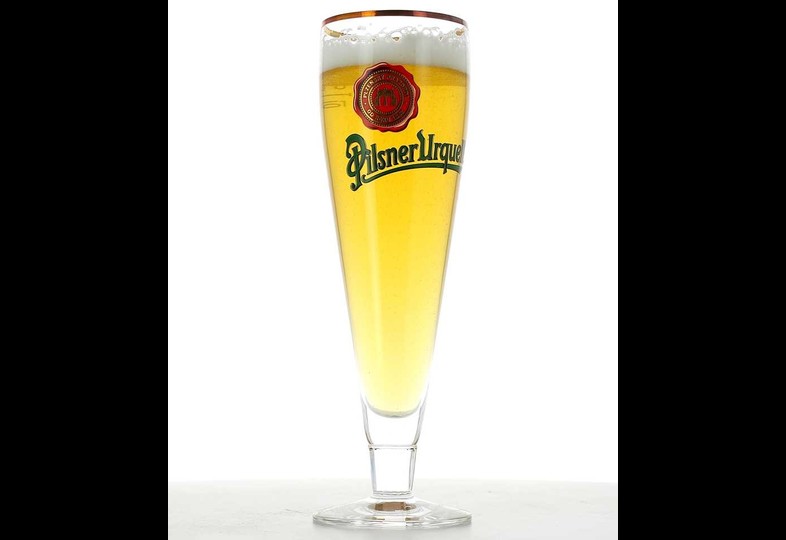 Beer glasses - glass Pilsner Urquell flûte logo vert