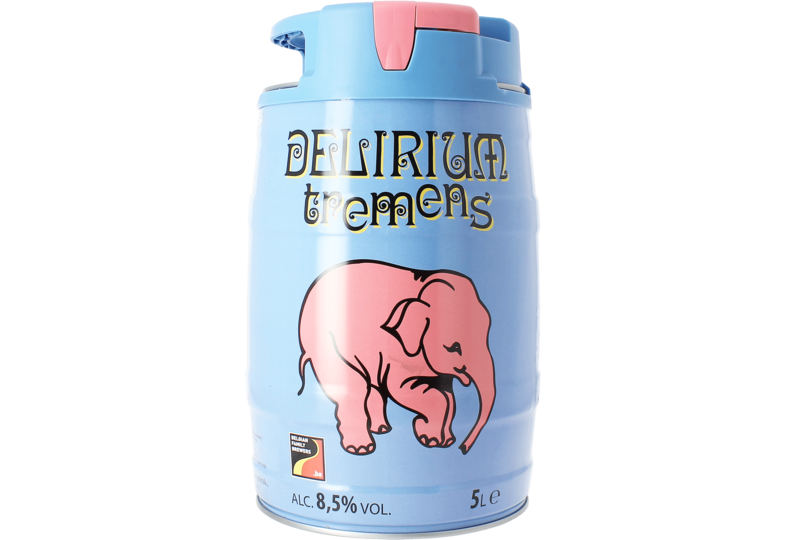 Bier Tapvatjes - Een tapvat van 5 liter met ingebouwd druksysteem van Delirium Tremens