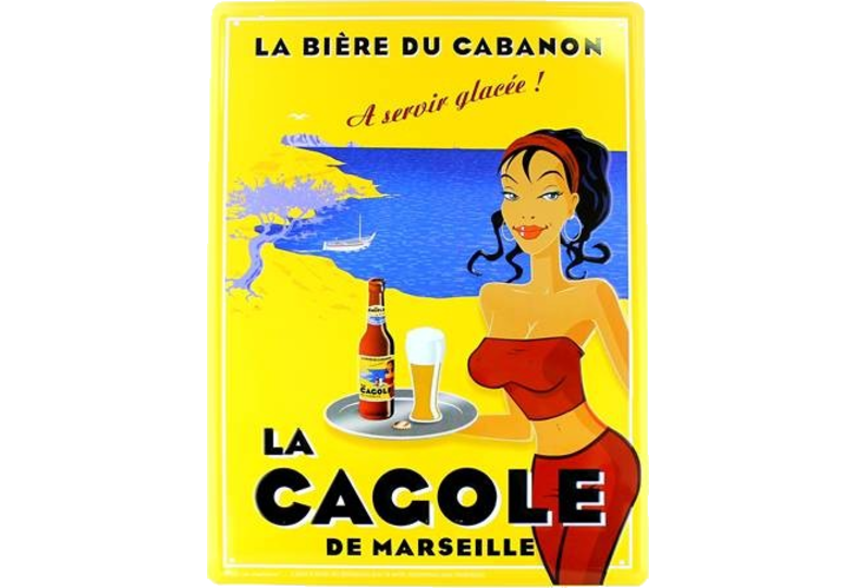 Accessoires et cadeaux - Grande plaque La Cagole Blonde