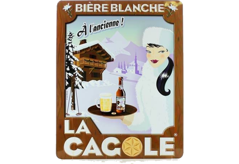 Accessoires et cadeaux - Petite plaque La Cagole Blanche