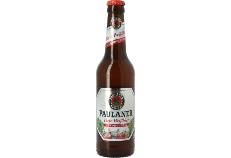 Flessen - Paulaner Hefe-Weissbier alcoholvrij