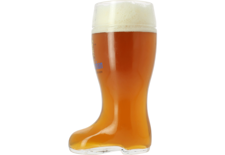 Verres à bière - Verre Botte Weihenstephaner 1L
